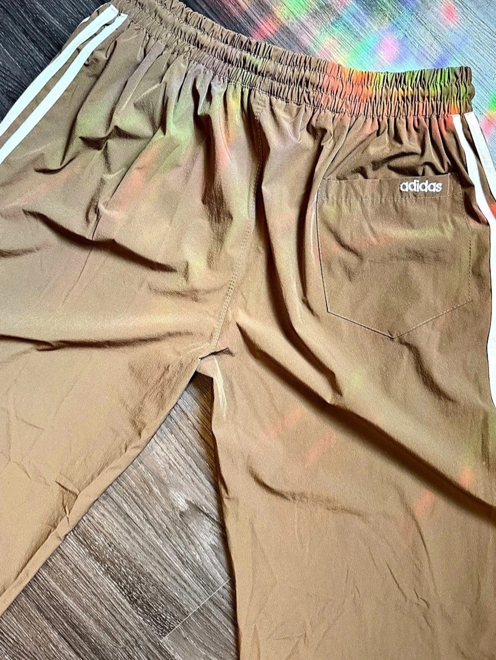 adidas Men's Brown Track Pants Size Medium